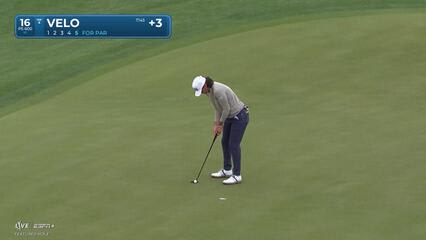 Kevin Velo | Round 1 | 16th hole | Shot 5 | 2025 The American Express