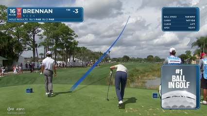 Michael Brennan | Round 3 | 16th hole | Shot 1 | 2026 Cognizant Classic