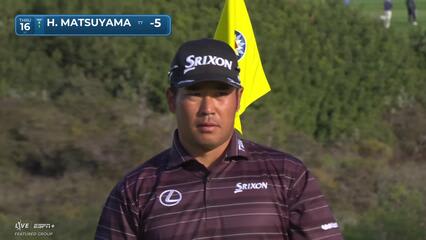 Hideki Matsuyama | Round 1 | 16th hole | Shot 2 | 2025 Farmers