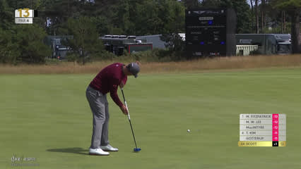 Adam Scott | Round 4 | 13th hole | Shot 4 | 2026 Genesis Scottish Open