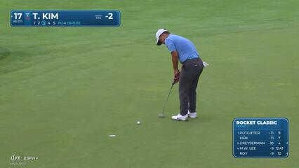 Tom Kim | Round 2 | 17th hole | Shot 4 | 2025 Rocket Classic