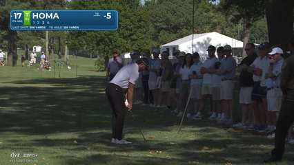 Max Homa | Round 2 | 17th hole | Shot 2 | 2025 Sanderson Farms