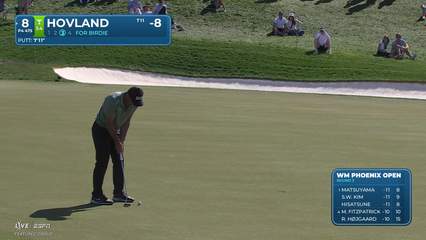 Viktor Hovland | Round 3 | 8th hole | Shot 3 | 2026 WM Phoenix Open