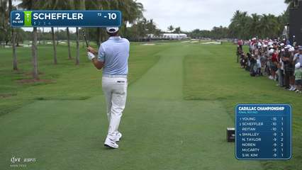 Scottie Scheffler | Round 4 | 2nd hole | Shot 1 | 2026 Cadillac