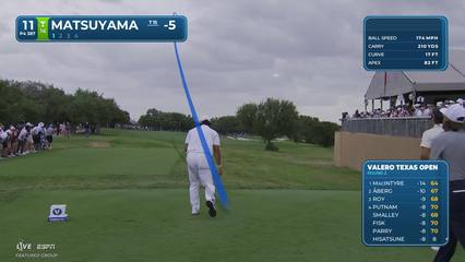 Hideki Matsuyama | Round 2 | 11th hole | Shot 1 | 2026 Valero