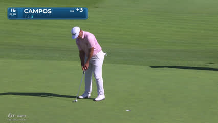 Rafael Campos | Round 1 | 16th hole | Shot 3 | 2026 Farmers