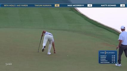 Takumi Kanaya | Round 1 | 18th hole | Shot 4 | 2026 THE PLAYERS