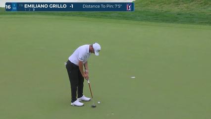 Emiliano Grillo | Round 1 | 16th hole | Shot 3 | 2026 Valero