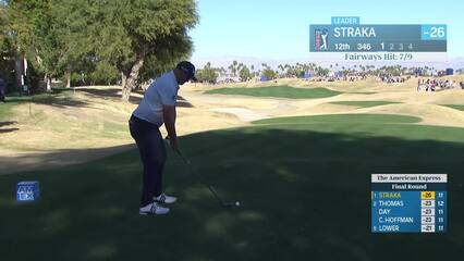 Sepp Straka | Round 4 | 12th hole | Shot 1 | 2025 The American Express