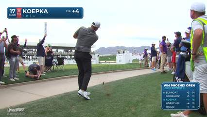 Brooks Koepka | Round 1 | 17th hole | Shot 2 | 2026 WM Phoenix Open