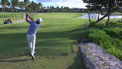 Roger Sloan | Round 3 | 16th hole | Shot 1 | 2026 Bahamas Classic Atlantis