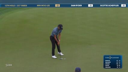 Min Woo Lee | Round 4 | 12th hole | Shot 4 | 2025 THE PLAYERS