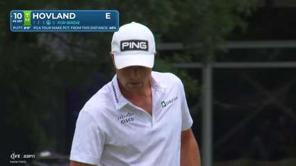 Viktor Hovland | Round 1 | 10th hole | Shot 4 | 2026 Truist Championship