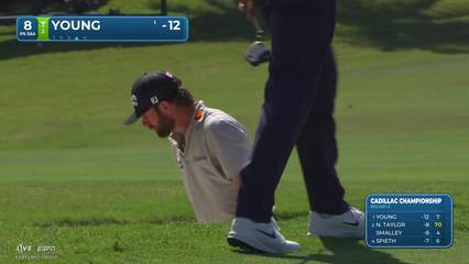 Cameron Young | Round 2 | 8th hole | Shot 4 | 2026 Cadillac