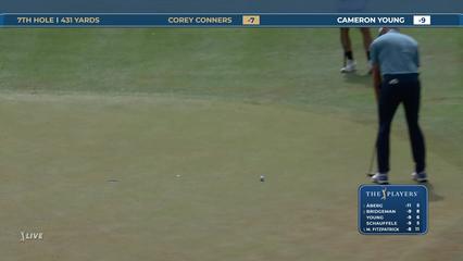 Corey Conners | Round 3 | 7th hole | Shot 3 | 2026 THE PLAYERS