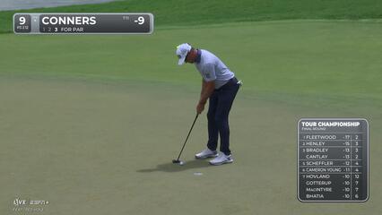 Corey Conners | Round 4 | 9th hole | Shot 3 | 2025 TOUR Championship