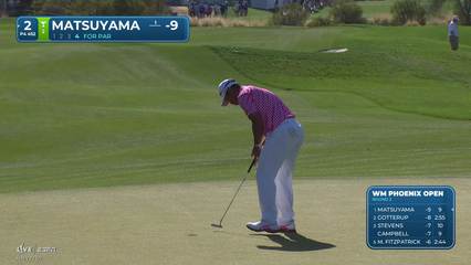 Hideki Matsuyama | Round 2 | 1st hole | Shot 4 | 2026 WM Phoenix Open