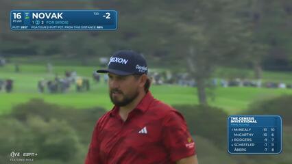 Andrew Novak | Round 4 | 16th hole | Shot 2 | 2025 Genesis
