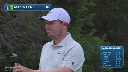 Robert MacIntyre | Round 2 | 17th hole | Shot 5 | 2026 Valero