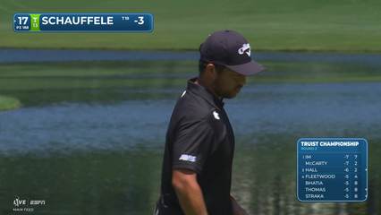 Xander Schauffele | Round 2 | 17th hole | Shot 3 | 2026 Truist Championship