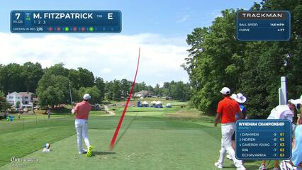 Matt Fitzpatrick | Round 1 | 7th hole | Shot 1 | 2025 Wyndham
