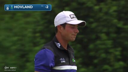 Viktor Hovland | Round 1 | 8th hole | Shot 3 | 2025 Truist Championship