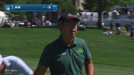 Byeong Hun An | Round 2 | 18th hole | Shot 4 | 2025 THE CJ CUP