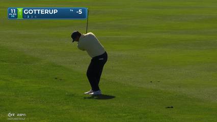 Chris Gotterup | Round 1 | 11th hole | Shot 2 | 2026 AT&T Pebble Beach