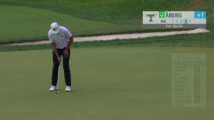 Ludvig Åberg | Round 1 | 4th hole | Shot 4 | 2025 BMW Championship