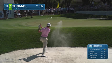 Justin Thomas | Round 2 | 11th hole | Shot 3 | 2026 RBC Heritage