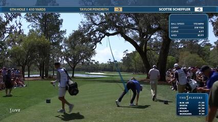 Taylor Pendrith | Round 3 | 6th hole | Shot 1 | 2025 THE PLAYERS