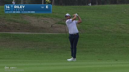 Davis Riley | Round 2 | 14th hole | Shot 2 | 2025 Mexico Open