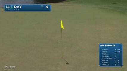 Jason Day | Round 4 | 14th hole | Shot 3 | 2025 RBC Heritage