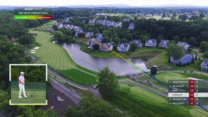 Russell Henley | Round 4 | 13th hole | Shot 1 | 2025 Travelers