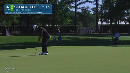Xander Schauffele | Round 4 | 4th hole | Shot 3 | 2026 Truist Championship