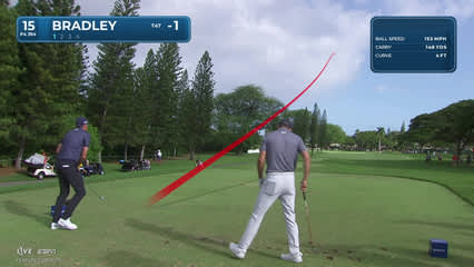 Keegan Bradley | Round 1 | 15th hole | Shot 1 | 2026 Sony Open