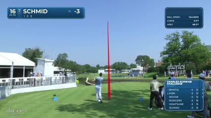 Matti Schmid | Round 1 | 16th hole | Shot 1 | 2025 Charles Schwab