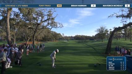 Tony Finau | Round 1 | 12th hole | Shot 1 | 2025 THE PLAYERS