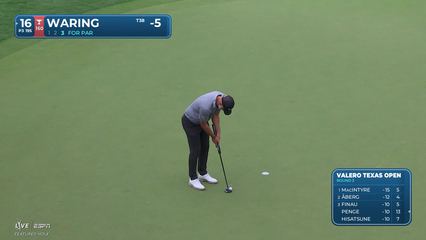 Paul Waring | Round 3 | 16th hole | Shot 3 | 2026 Valero