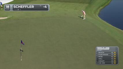 Scottie Scheffler | Round 1 | 18th hole | Shot 3 | 2025 FedEx St. Jude