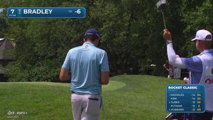 Keegan Bradley | Round 2 | 7th hole | Shot 3 | 2025 Rocket Classic