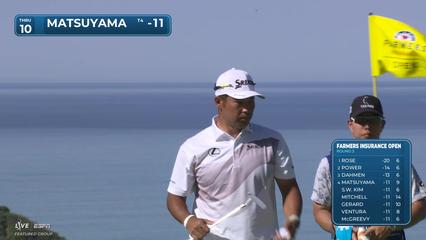 Hideki Matsuyama | Round 3 | 10th hole | Shot 4 | 2026 Farmers