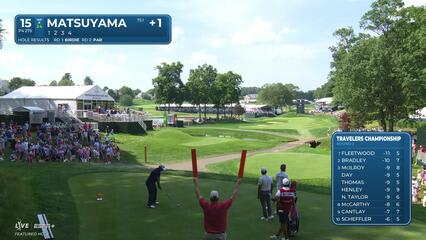 Hideki Matsuyama | Round 3 | 15th hole | Shot 1 | 2025 Travelers
