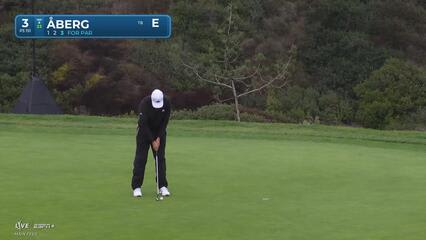 Ludvig Åberg | Round 1 | 3rd hole | Shot 3 | 2025 Genesis