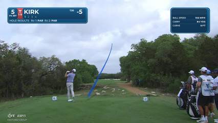 Chris Kirk | Round 3 | 5th hole | Shot 1 | 2026 Valero