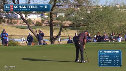 Xander Schauffele | Round 2 | 14th hole | Shot 5 | 2026 WM Phoenix Open