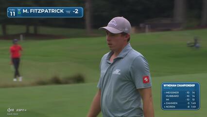 Matt Fitzpatrick | Round 2 | 2nd hole | Shot 5 | 2025 Wyndham