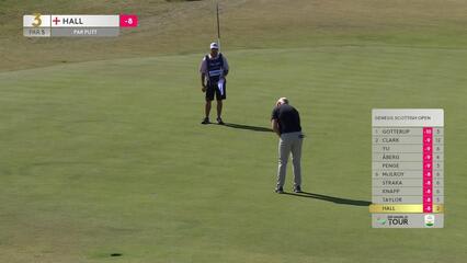 Harry Hall | Round 3 | 3rd hole | Shot 5 | 2025 Genesis Scottish Open