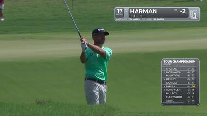 Brian Harman | Round 1 | 17th hole | Shot 2 | 2025 TOUR Championship