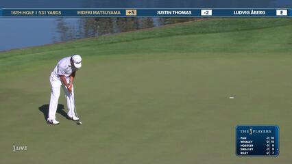 Hideki Matsuyama | Round 1 | 16th hole | Shot 4 | 2025 THE PLAYERS